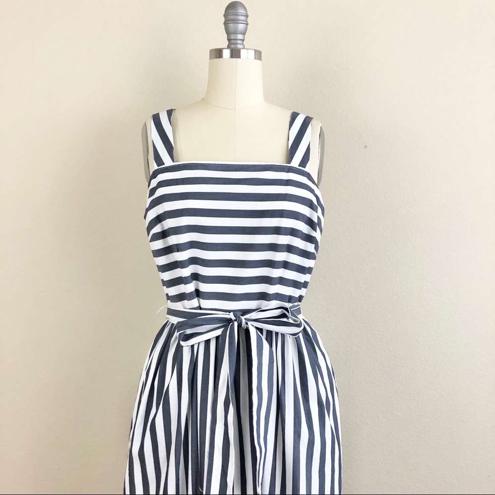 A New Day Striped Tie Waist Maxi Dress - Picture 2 of 5